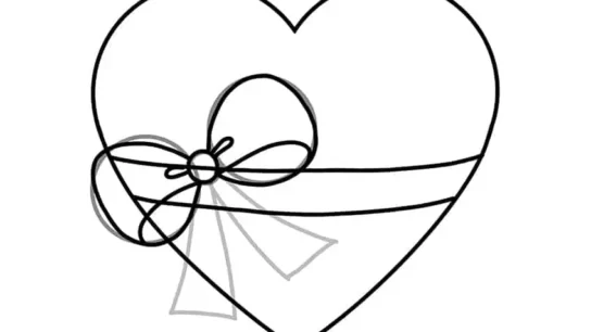 Drawing:yw-tzomiaao= heart Innovative Line Art